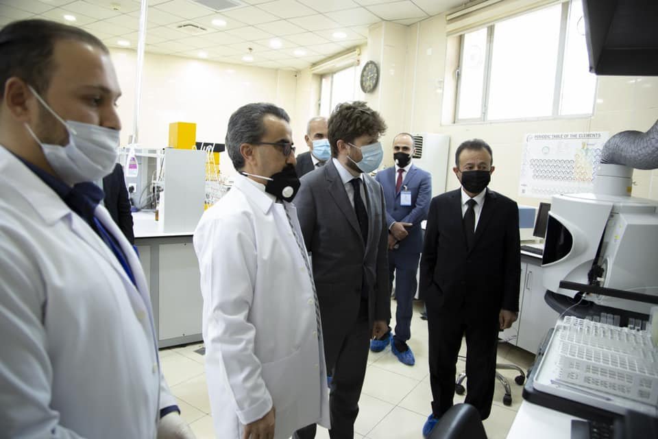 كونسولێ گشتى یێ فه‌ره‌نسایێ سەردانا كومه‌لگه‌ها ئیبراهیم خه‌لیل كر (ئه‌رشیف)