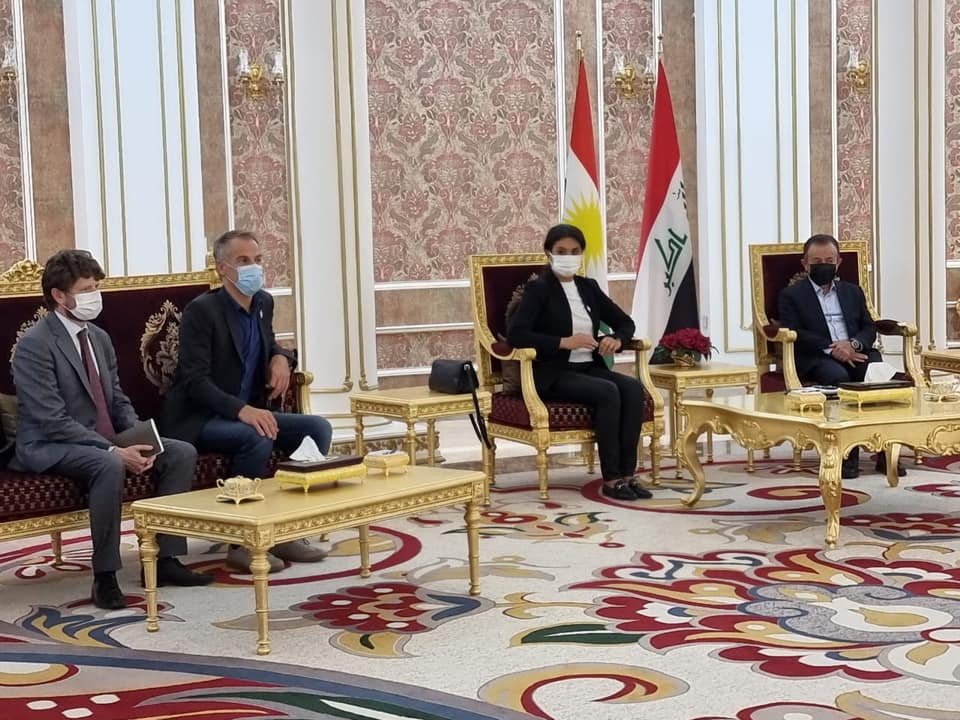 شاندەکێ وەلاتێ فرەنسایێ سەردانا کومەلگەھا ئیبراھیم خەلیل کر (ئه‌رشیف)